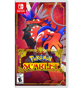 Pokémon™ Scarlet game packaging.