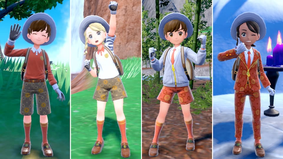 Lote de uniformes nuevos​​​ - Pokémon Escarlata