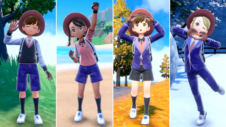 Violet uniforms